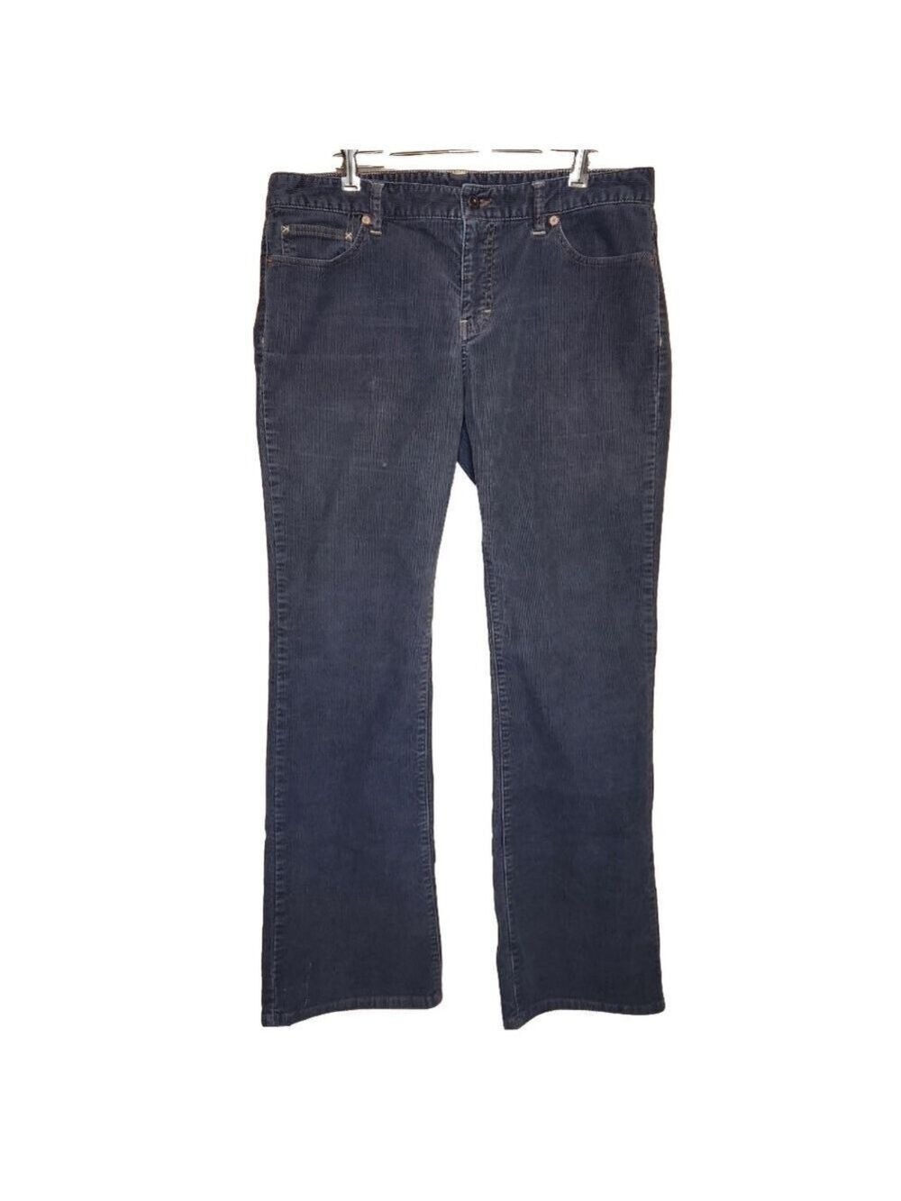 POLO JEANS RALPH LAUREN MID-RISE GRAY CORDUROY PANTS SIZE 12 EUC